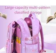 Burufy School Backpacks for Girls, Kids Lightweight Fashion School Bag  Waterproof School Bookbags Gifts-Purple