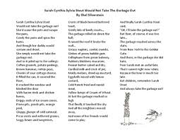Sara Cynthia Sylvia Stout I Love Teaching Figurative Language Using This Poem It S Fille Teaching Figurative Language Silverstein Poems Figurative Language