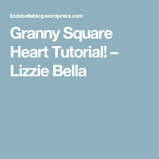 Granny Square Heart Tutorial Crochet Pattern Instructions Granny Square Crochet Patterns