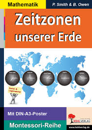 Din a3 weltkarte kinder pdf : Zeitzonen Unserer Erde