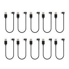10 Pack Of Apple Certified Angled Lightning To Usb Sync Charge Cable Createpros Llc