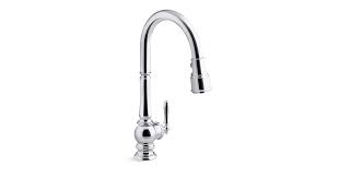 Ougoo touch on kitchen faucets with pull down sprayer, sensor faucets for kitchen sinks, touch activated faucet ,304 stainless steel, brushed 4.3 out of 5 stars 69 $79.89 $ 79. Artifacts Touchless Kitchen Faucet K 29709 Kohler Kohler