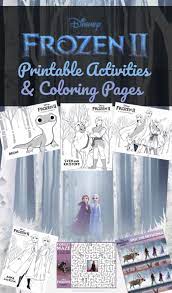 Also, meet the lovely bruni . Disney Frozen 2 Printable Activities Coloring Pages Mom Endeavors