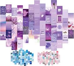 Black street light under purple sky. Witibo Collage Kit For Wall Aesthetic 60 Pictures Pastel Purple Dorm Room Decor Collage Kit For Wall Pretty Purple Collage Photo Kit For Teens And Young Adults Vsco Aesthetic