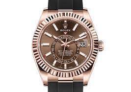 Oyster, 42 mm, oystersteel and white gold. Rolex Sky Dweller In 18 Ct Everose Gold M326235 0005 Bucherer