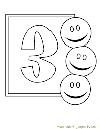 Free coloring pages for seniors. Numbers 3 Coloring Pages 7 Com Coloring Page For Kids Free Numbers Printable Coloring Pages Online For Kids Coloringpages101 Com