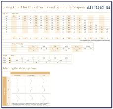 Amoena Breast Forms Size Chart Form Resume Examples
