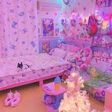 Waking Up In A Room This Dreamy Is Like Being Transported To Harajuku The Pastel Color Scheme Cute Pastel Room Decor Cute Room Decor Gamer Room Decor