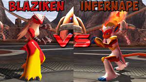 Pokemon battle revolution - Blaziken vs Infernape - YouTube