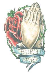One such tattoo is praying hands tattoos for men which has more a deeper meaning than religion and faith. Praying Hands With Rose True Till Death Tattooed Now