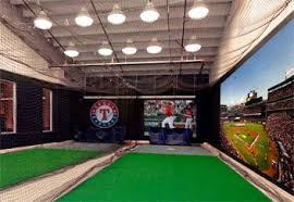 Pin By Gene Cooney On The Gentlemen S Room Indoor Batting Cage Sports Room Man Cave
