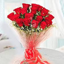 Check spelling or type a new query. Floweraura Fresh Flowers Bouquet Of 20 Red Roses Wrapped In Cellophane Amazon In Home Kitchen