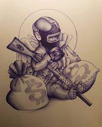 Tattoo Gangsta Tattoos Gangster Tattoos Tattoo Art Drawings