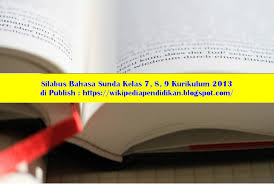 Pendidikan bahasa inggris disini gapura basa kelas 8 shopee indonesia. Silabus Bahasa Sunda Kelas 7 8 9 Kurikulum 2013 Sch Paperplane