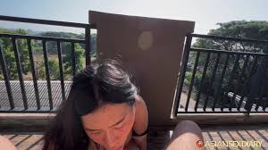 Big Titted Thai Lady Seduced by Porn  Asian Sex Diary VR Mei