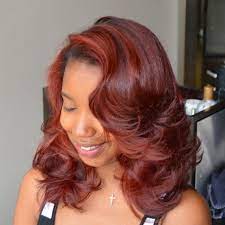 Light auburn hair color can have a golden hue to it if you apply it to light hair. Copper Red Hair Color Black Girl Novocom Top
