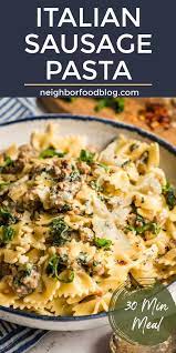 30 Minute Italian Sausage Pasta With Kale Neighborfood In 2021 Dinner Recipes Easy Quick Easy Pasta Recipes Recipes Using Pasta