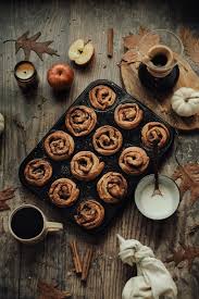 An easy recipe for perfect soft homemade cinnamon rolls. October Mornings Baking Apple Cinnamon Rolls Polly Florence