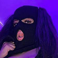 Constructed with 3m reflective threading. Ski Mask Girl Gang Aesthetic Ski Mask Bad Girl Aesthetic