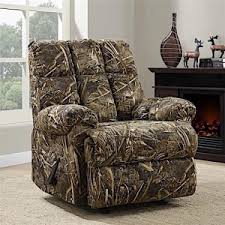 Massage gaming recliner chair with footrest racing style, single ergonomic lounge sofa modern pu leather reclining home theater seating for living & gaming room (blue camo) 4.0 out of 5 stars 193 $154.99 $ 154. Finding The Best Camo Recliner Best Recliners