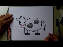 Pin By Kim Mitchell On Drawing Cartoon Drawing Tutorial Cow Drawing Drawing Tutorial