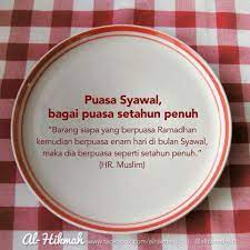 Puasa Syawal Bagai Puasa Setahun Penuh Muslim
