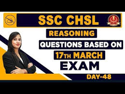 Questions Based On 17th March Exam Reasoning By Ritika Mahendras Ssc Chsl 2 30 Pm Youtube This Or That Questions Youtube Traffic Exam