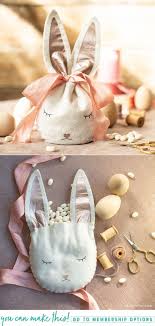 How To Make A Felt Easter Bunny Treat Bag Lia Griffith Easter Bunny Treats Easter Kids Kids Easter Basket