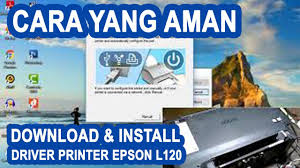 Cara Install Dan Download Driver Printer Epson L120 Youtube