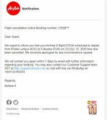 If anyone on our team wouldn't recommend an offer to a friend or. Airasia X Flight Cancellation And No Refund Issue