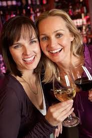 136 Wine Bar Laughter Stock Photos