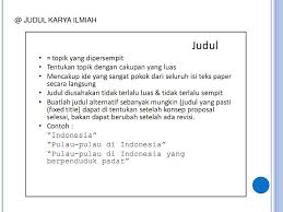 Judul karya ilmiah biologi sma. Penelitian Ilmiah Remaja Pir Ppt Download