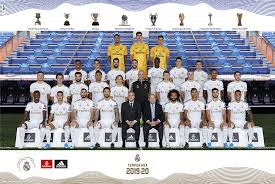 Cuenta oficial del real madrid c.f. Real Madrid 2019 2020 Team Poster Sold At Europosters