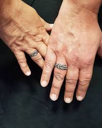 One recent trend in wedding traditions that is taking the world by storm is getting wedding ring tattoos in place of tradition bands of gold. Super Cool Engagement And Wedding Ring Tattoo Ideas For Couples