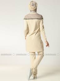 Quilted Tracksuit Taki Do Brown Hesofmans Modanisa