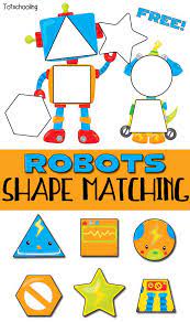 Musical toys, kids tablets, science & discovery toys Robots Shape Matching Puzzle For Toddlers Toddler Math Robots Preschool Puzzles For Toddlers
