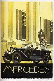 Mercedes C 1920 Art Deco Posters Art Deco Illustration Vintage Ads