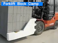 Forklift Block Clamp or Brick Clamp Forklift Truck Attachment Electric  Truck Lifter with Flat Holding Block Clamp