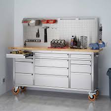 *plus an extra 5% discount when buying benches at the same time, and in equal or lesser quantity. Trinity 72 In Stainless Steel Rolling Workbench With Pegboard Costco