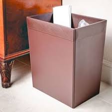 1stdibs is a premier online marketplace for furniture and décor. 8 Leather Waste Baskets For Home Office Ideas In 2021 Waste Baskets Waste Basket Leather