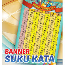 Mari belajar suku kata utk perkataan yang lebih dari 2 suku kata. Poster Asas Belajar Prasekolah Tahun 1 Bijak Sifir Abc Membaca Suku Kata Asas Iqra Tahan Lasak Fast Ship Shopee Malaysia