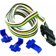 There are two things which are going to be found in almost any 4 way trailer plug wiring diagram. Hopkins 48025 4 Wire Flat Tow Vehicle Connector Kit Mfg 48025 Hop 48025 Hanna Trailer Supply