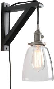 Pathson Retro Wall Light With On Off Switch 1 Light Plug In Wall Sconce For Bedside Industrial Style In 2020 Wall Lights Wall Lights Retro Vintage Style Wall Lights