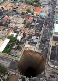 the guatemala city sinkhole, estimated