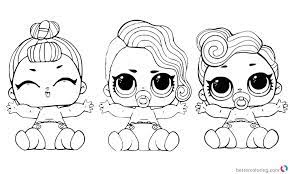 Here on over the big moon, she loves to share diy's, recipes, printables, organization tips and more! Lol Doll Little Sister Coloring Pages Novocom Top