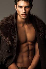Pedro Aboud Man In Coat With Fur Brazilian Male Model Brazilian Men Brazilian Models