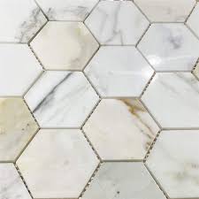 3.4 out of 5 stars 9. Calacatta Gold Marble 3 Hexagon Mosaic Tile For Kitchen Backsplash Ba Tenedos