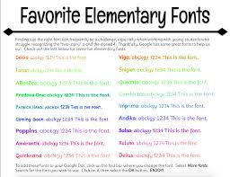 Pps Tech Integration And Training Google Docs Fonts For Early Elementary Elementary Teaching Strategies Welcome Back To School