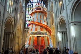 Norwich cathedral is an english cathedral located in norwich, norfolk, dedicated to the holy and undivided trinity. Network Norfolk Helter Skelter Ride Launched Inside Norwich Cathedral