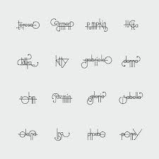 designer creates whimsical new font that changes shape as you type new fonts whimsical fonts signature ideas